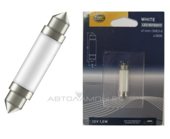 C5W 12V-LED (SV8,5) 5000K 1,0W LED-Retrofit (��.1��.) 8GL 178 560-561