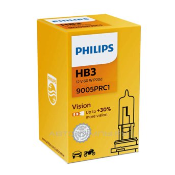 HB3 12V- 65W (P20d) ( +30% света) Vision (Premium) 9005PRC1